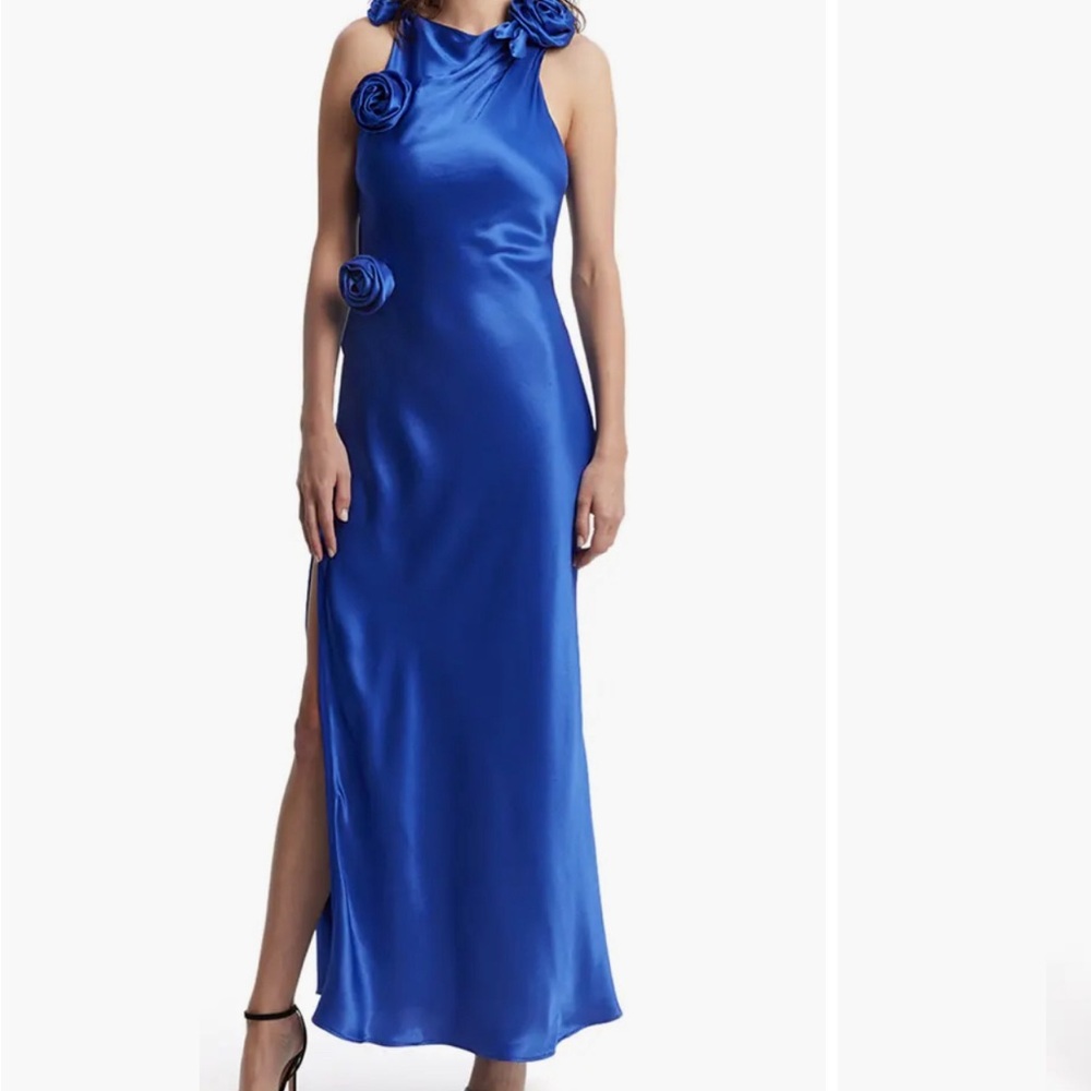 Bardot Reese Sleeveless Satin Maxi Dress